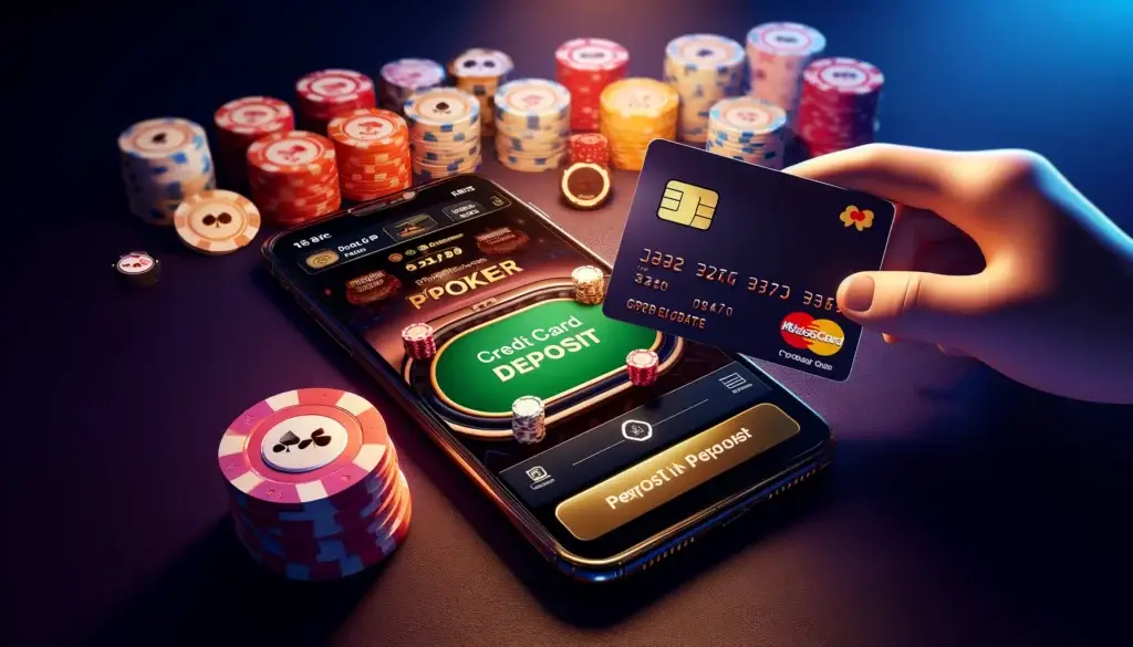 PPPOKER הפקדה באשראי