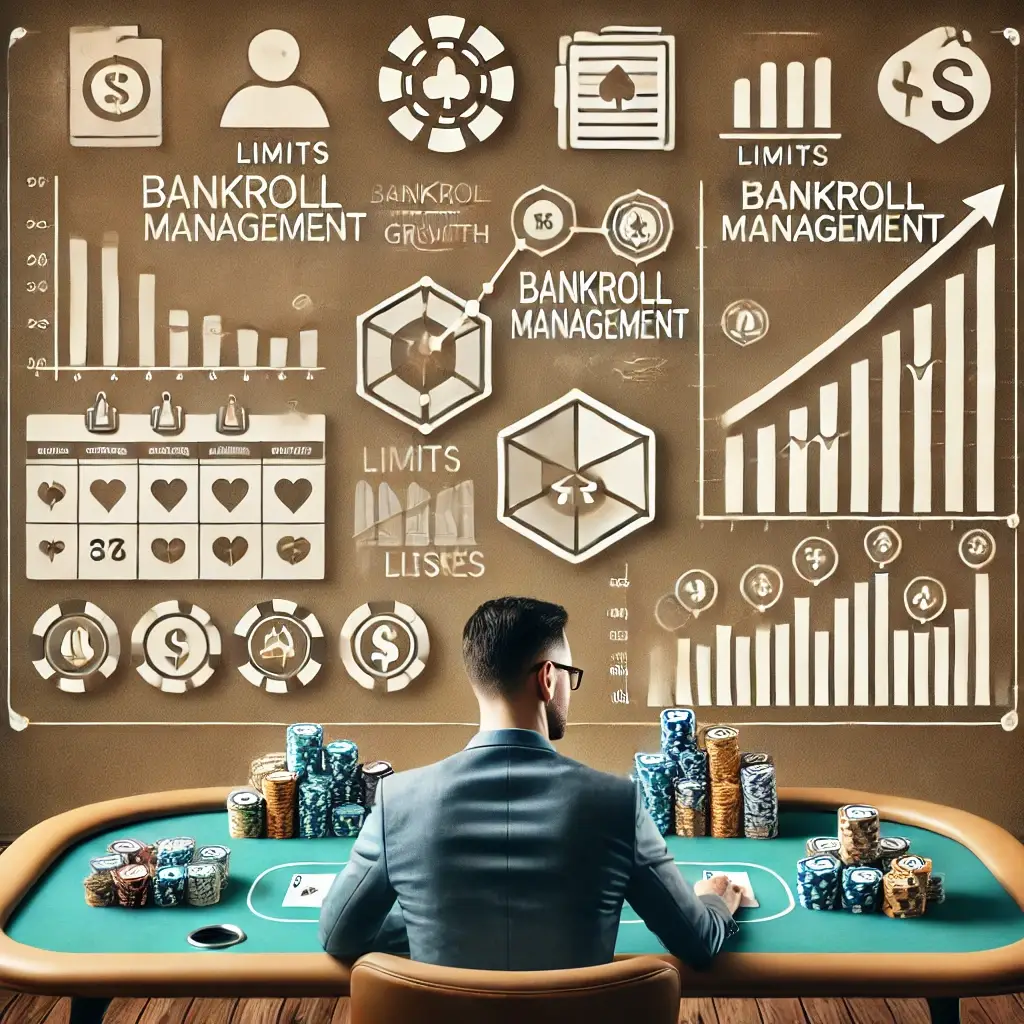 גלה איך לנהל נכון את תקציב הפוקר שלך - המדריך לשחקן המקצועי: כללי אצבע בניהול בנקרול, עליה בלימיט, טעויות נפוצות, מנטליות נכונה ועוד.