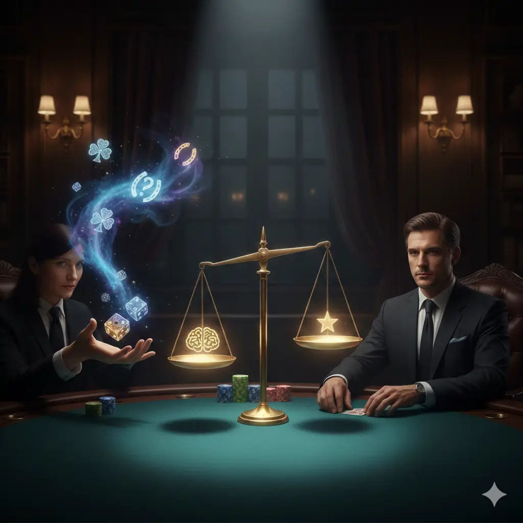 פוקר מזל או יכולת? עושים סדר: וריאנס, סטטיסטיקה, יתרון שחקן, למה מקצוענים מנצחים לאורך זמן ואיפה עדיין נכנס "המזל".