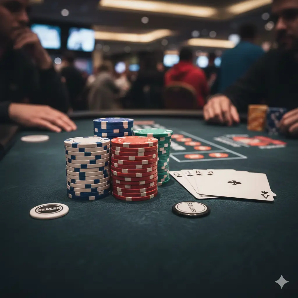 איך לשרוד בטורניר פוקר: ניהול סטאק מול בליינדים ואנטה, הגנה חכמה בביג בליינד, התאמות לבועה ו-ICM, וכלים פרקטיים לריצה עמוקה עד הפיינל טייבל.