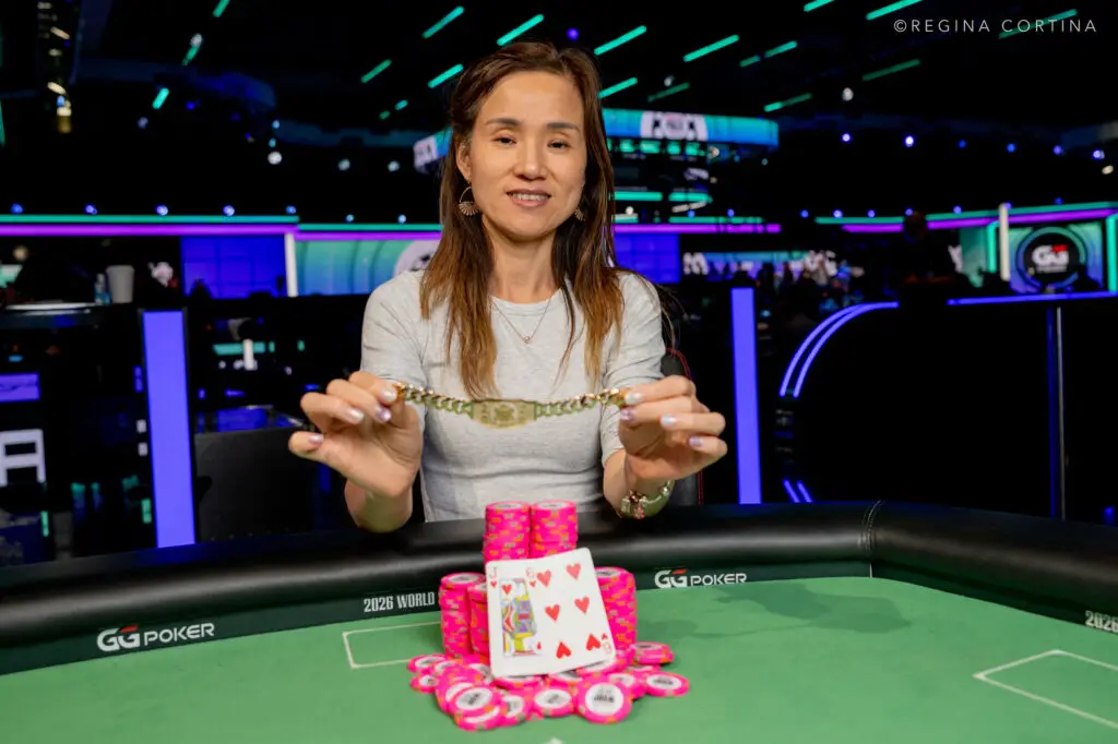 Yanting Jiang זוכה בצמיד WSOP ראשון בטורניר פוקר