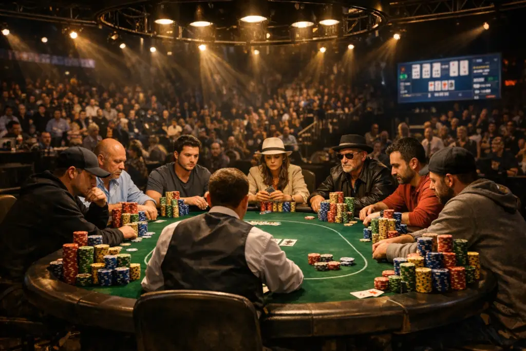 רמי חמוד בשולחן גמר WSOP Main Event 2026 בלאס וגאס